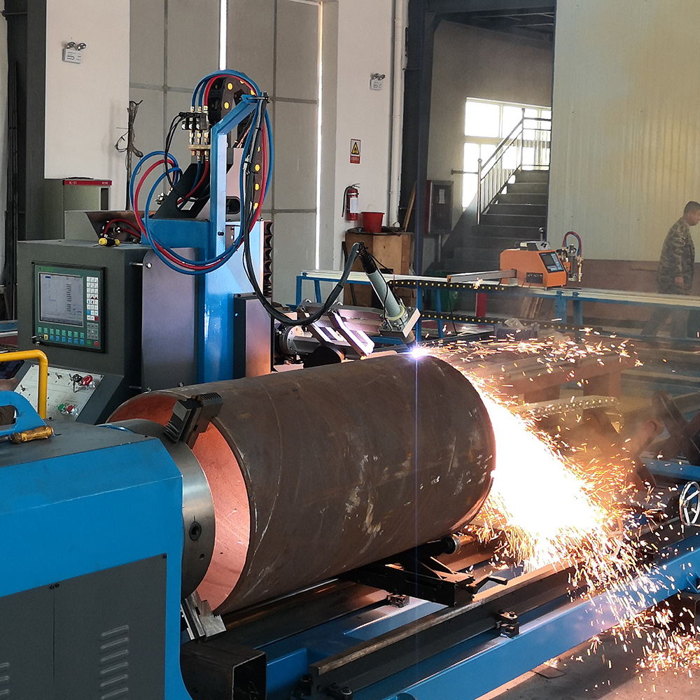 Round and rectangle tube CNC profile cutting machine-5 axis